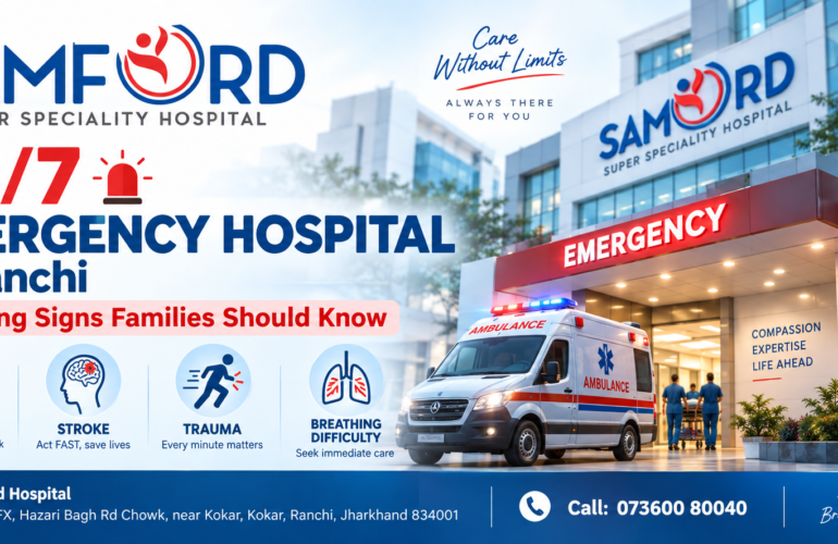 24/7 Emergency Hospital in Ranchi